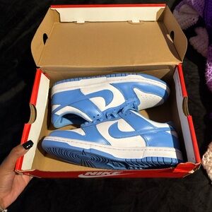 Nike Kids Blue and White Sneakers